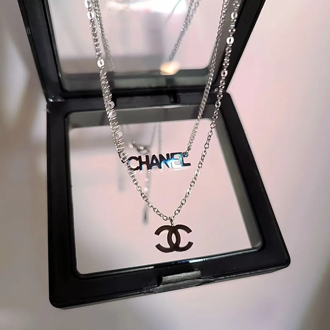 Titanium steel necklace pendant for women