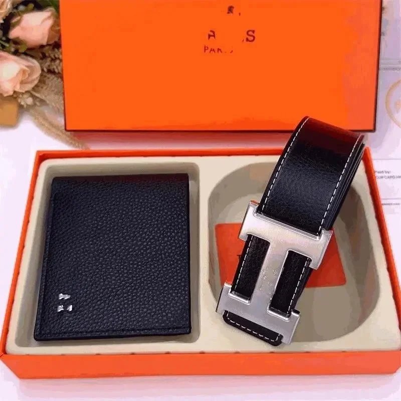High-quality belt wallet set