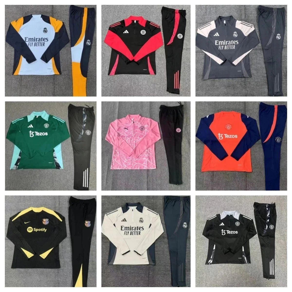 Fashionable long-sleeved jersey set