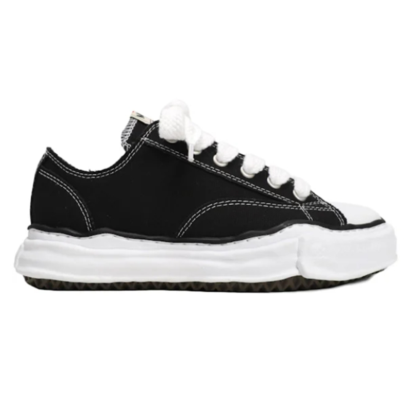 Mihara Yasuhiro Peterson LowCanvas Black Fashion sneakers