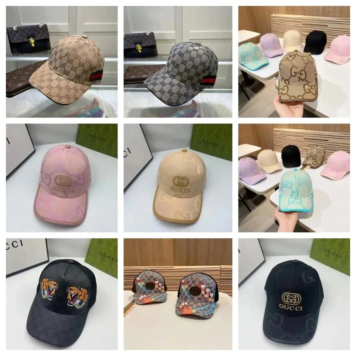 New baseball caps for European and American couples