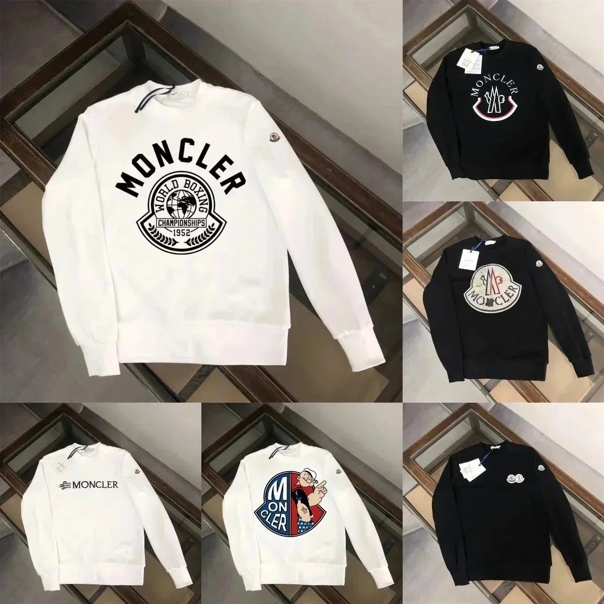 Round-neck sweatshirts for autumn and winter