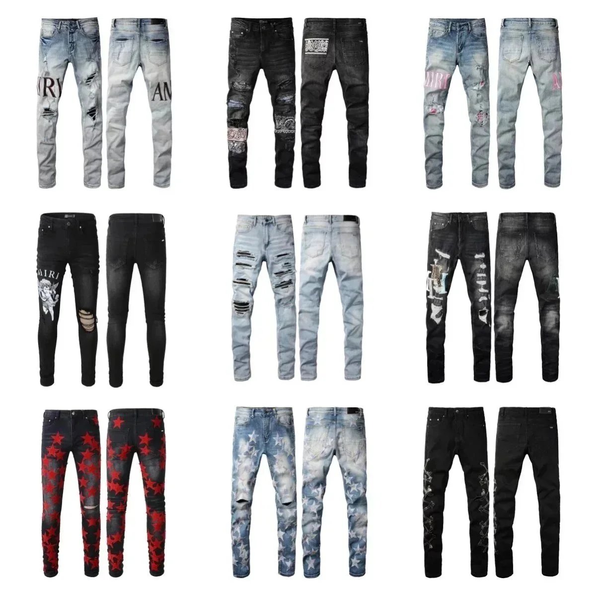 Youthful and fashionable high street jeans
