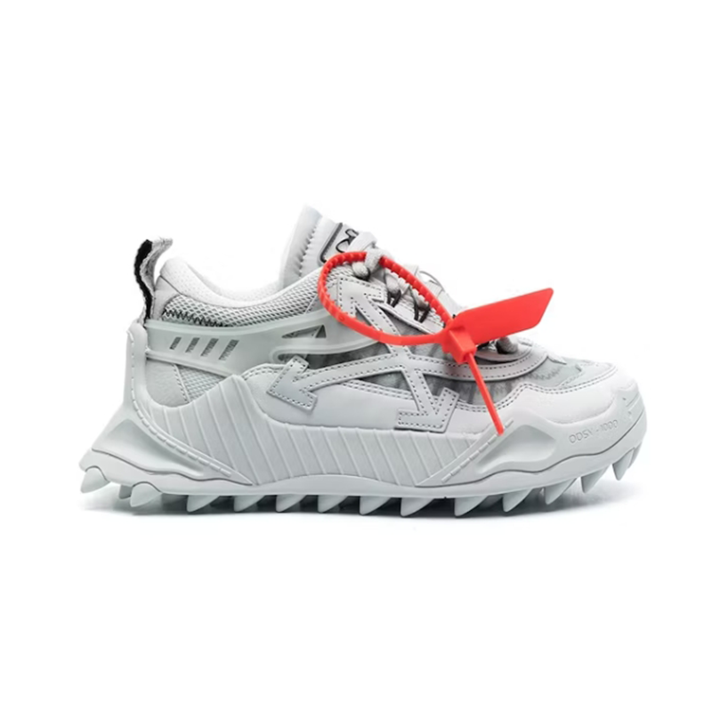 OFF-WH1TE Odsy-1000 Light Grey Sneakers