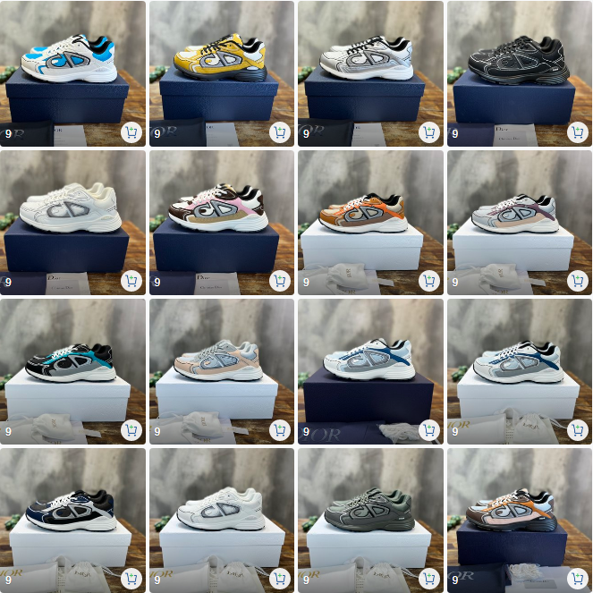 Trendy and fashionable sports shoes