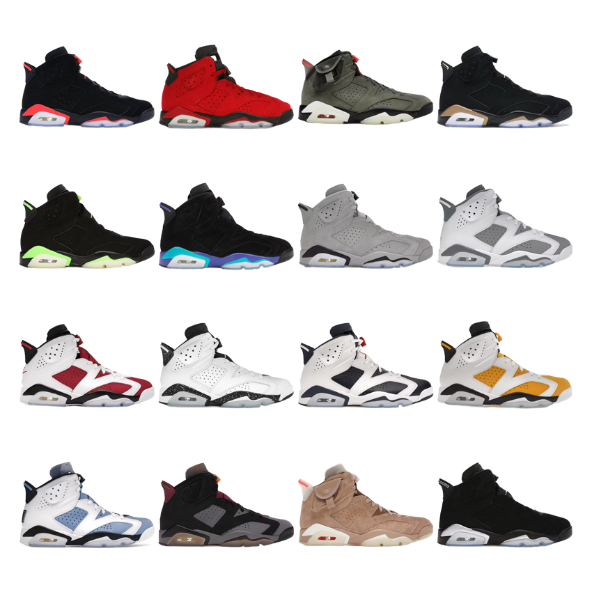 batch Jordan 6 Retr0 collection Sneakers