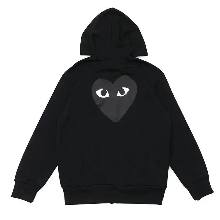 Embroidered long-sleeved and fleece sweatshirt