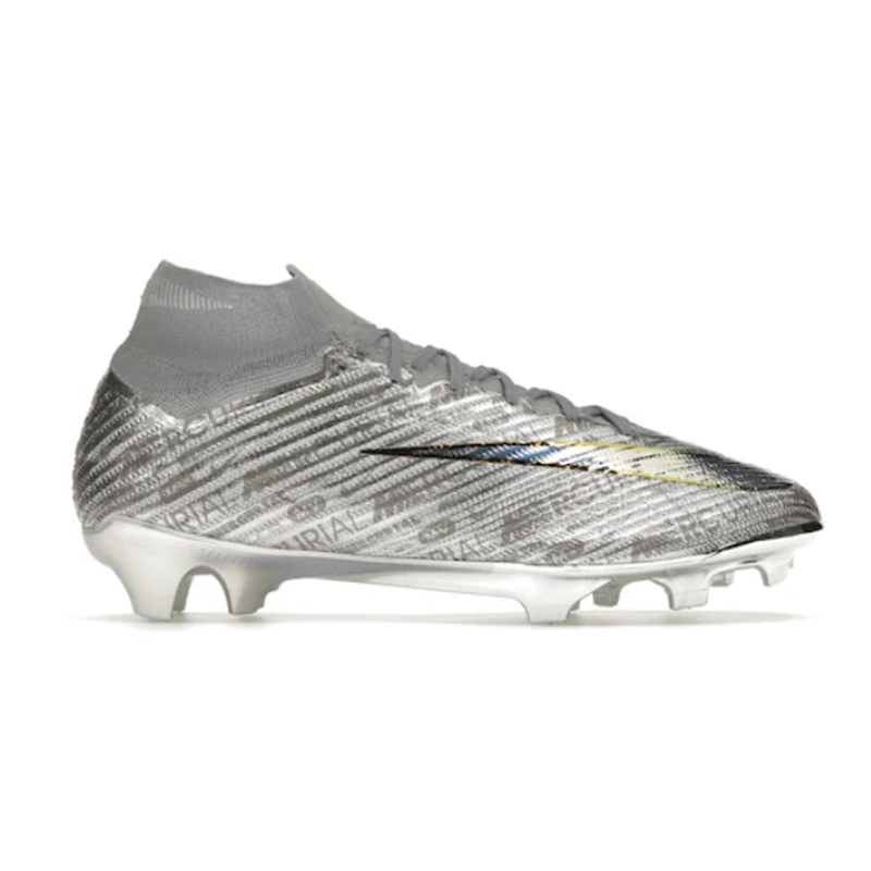 nike Zoom Mercurial Superfly 9 Elite XXV SE FGMetallic Silver