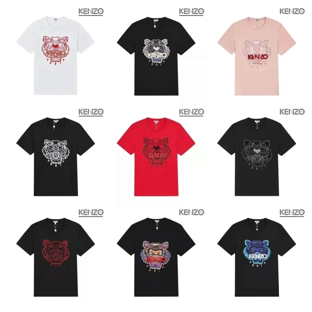 Tiger head and short sleeves