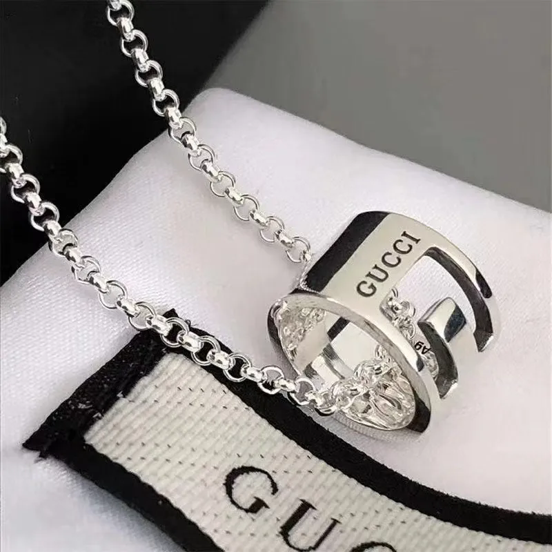 Hollowed-out pendant accessory couple necklace