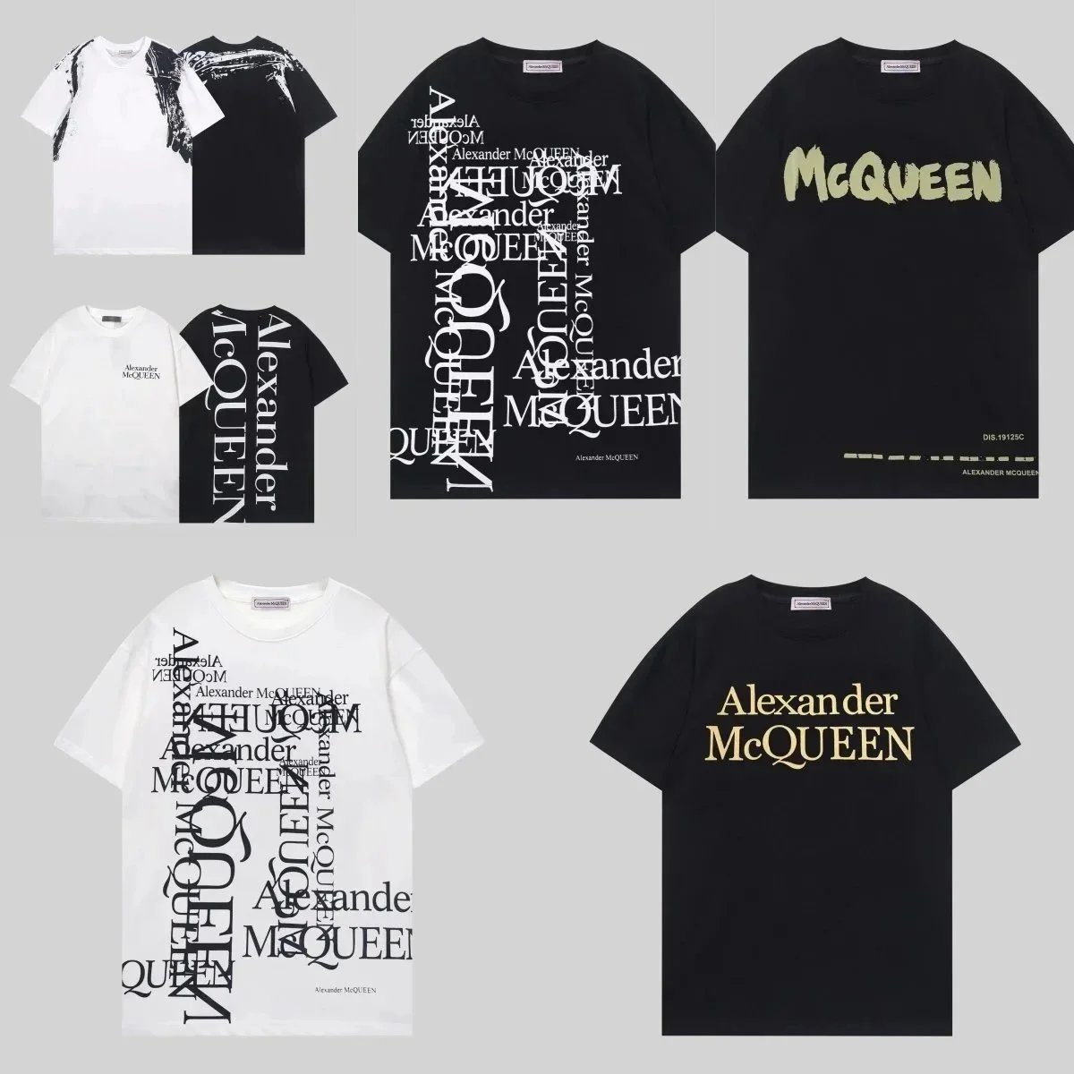 Letter graffiti colorful T-shirts for men and women