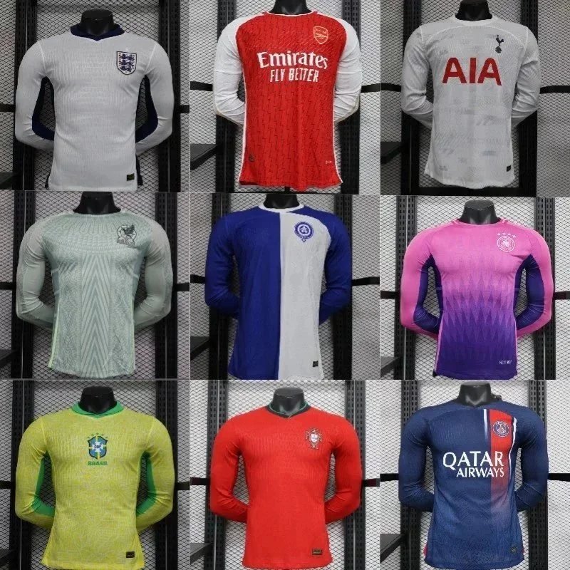 New Premier League player long-sleeved football jersey