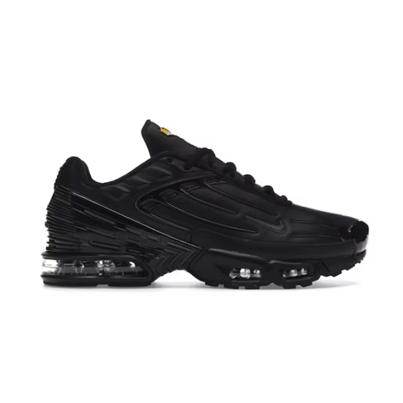 Plus 3 Leather Black Sneakers