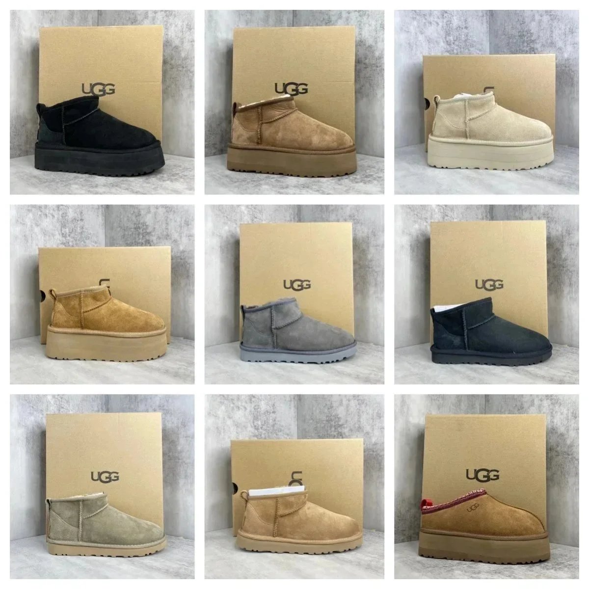 UGG Fashionable Cotton Shoes Collection