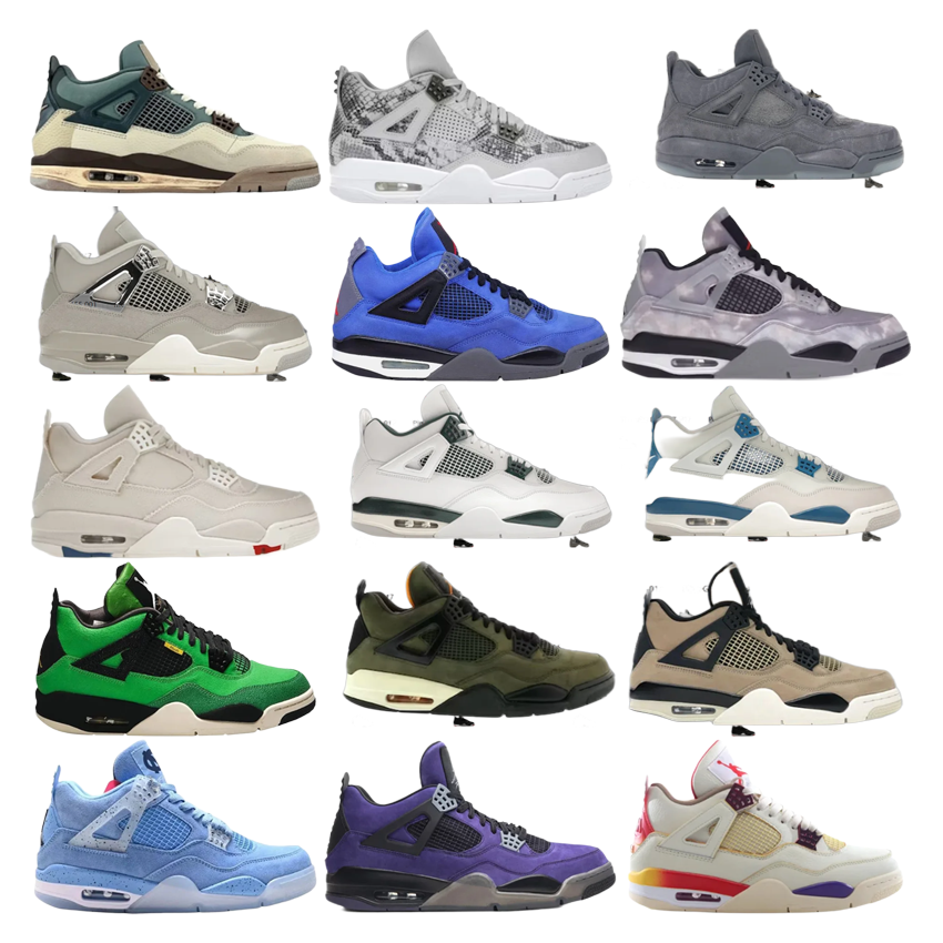 OG batch Jordan 4 Retr0 collection 2 Sneakers