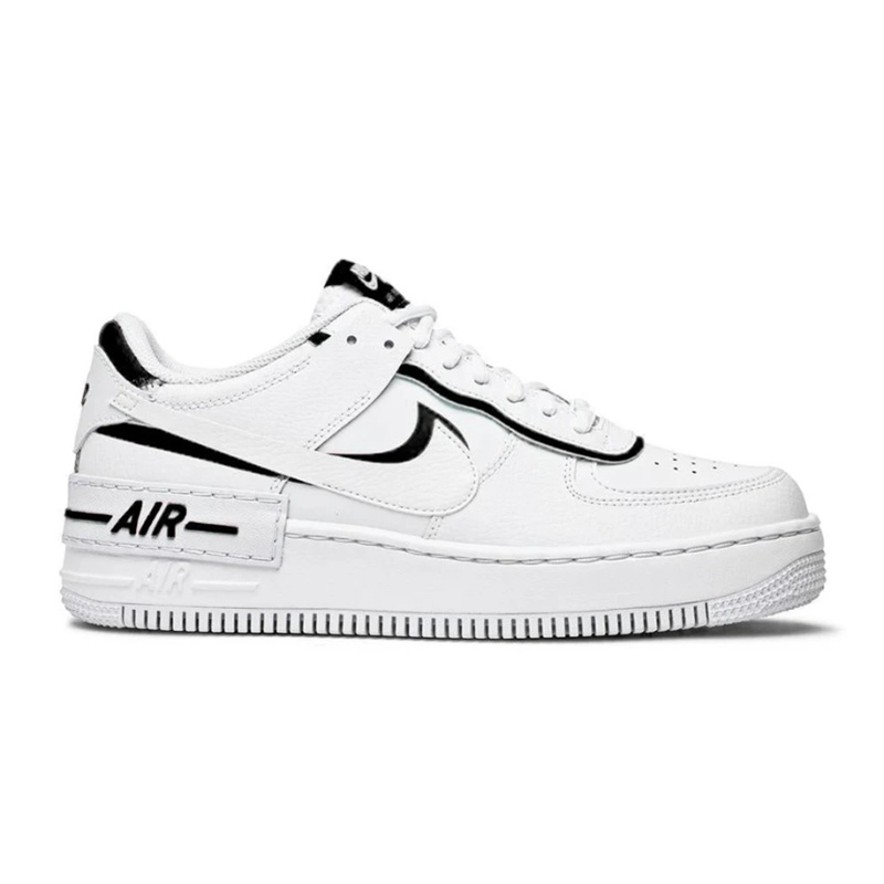 Force 1 Shadow White Black sneakers