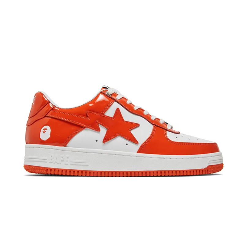 Bape Bapesta 'Orange' Sneakers