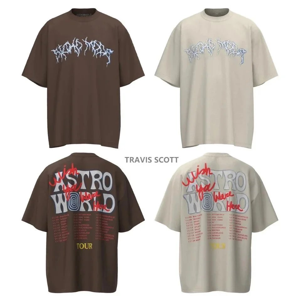 Travis Scott Printed short sleeves
