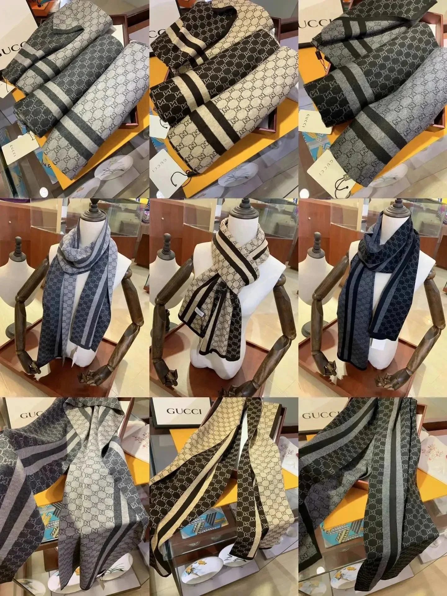 Men's scarf series