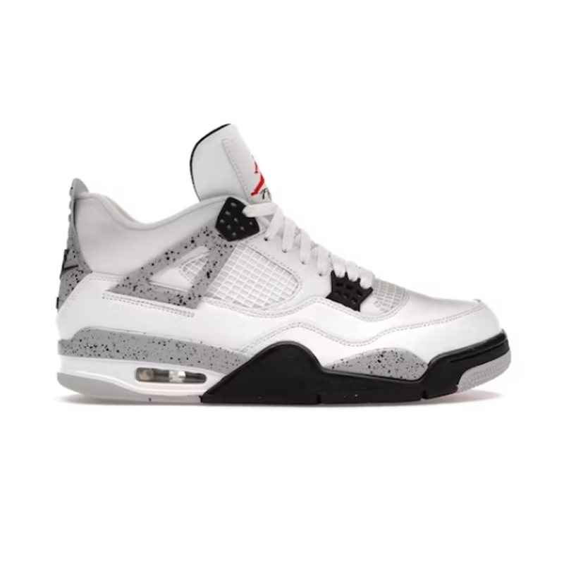 KX/KZ   4 Retro White Cement Sneakers