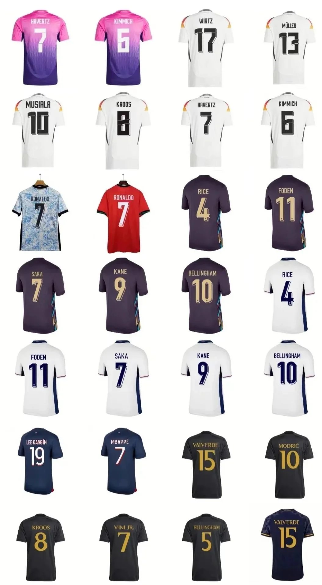 Personalized football team jerseys