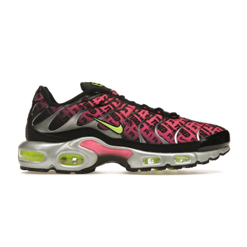 Plus Mercurial XXV Hyper Pink and Volt sneakers