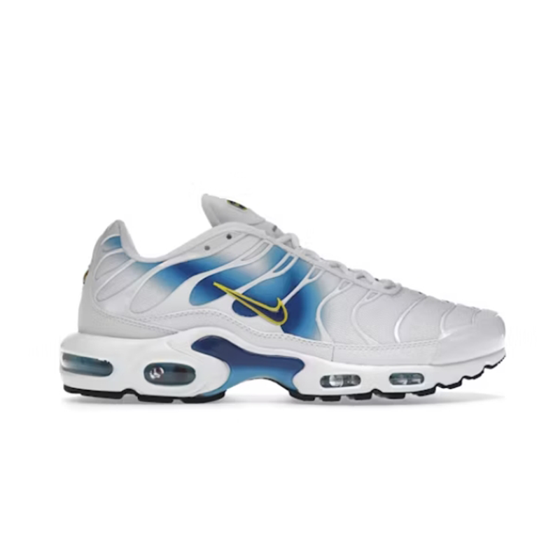 Plus Spray Paint Swoosh White Blue sneakers