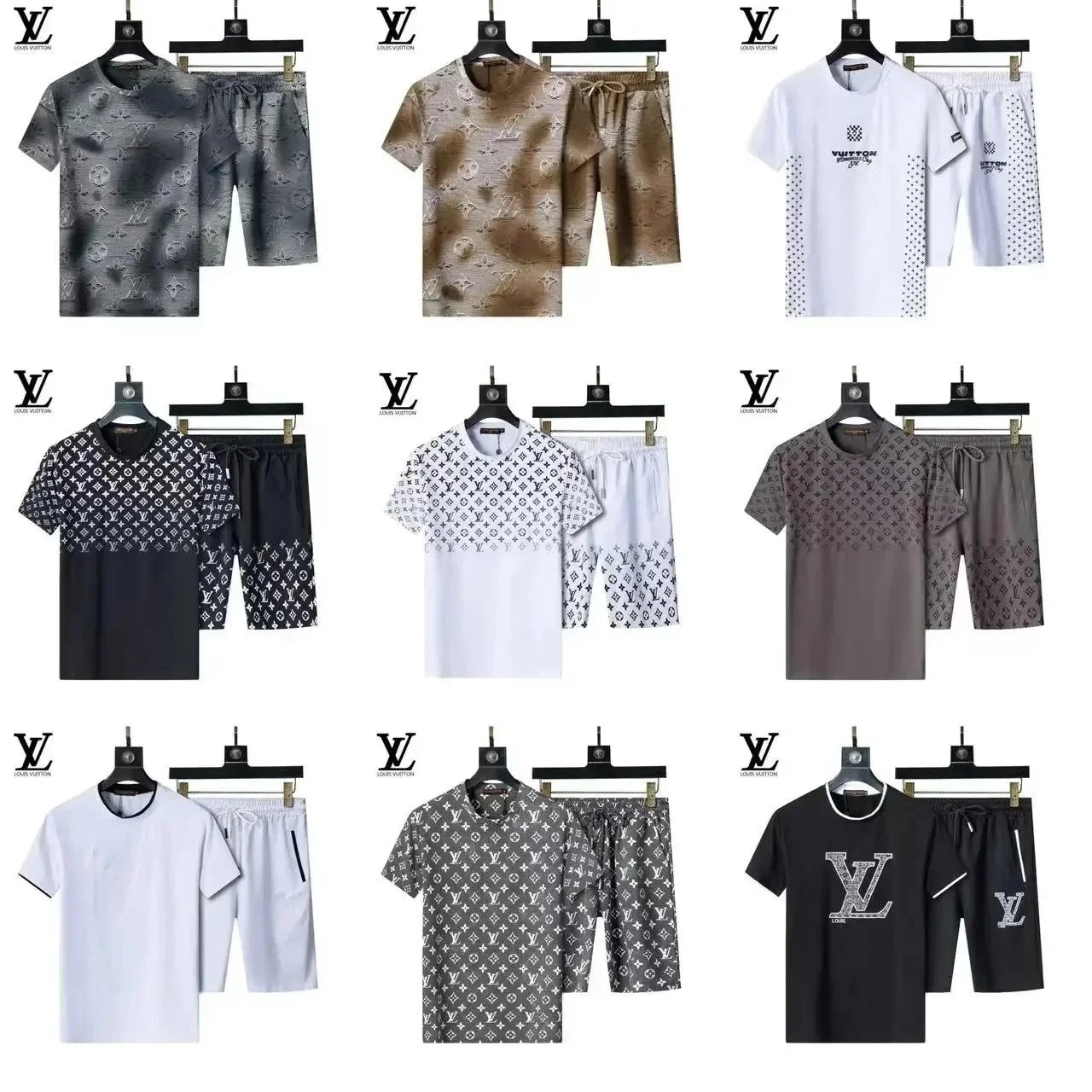 Fashionable and trendy short-sleeved and short-shorts suit