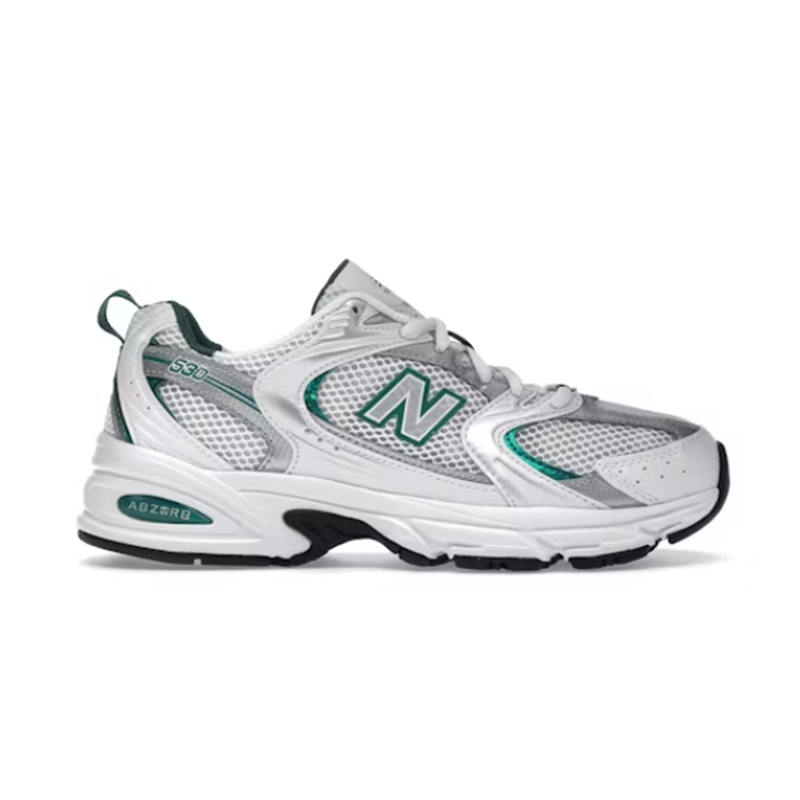 530 White Silver Green sneakers