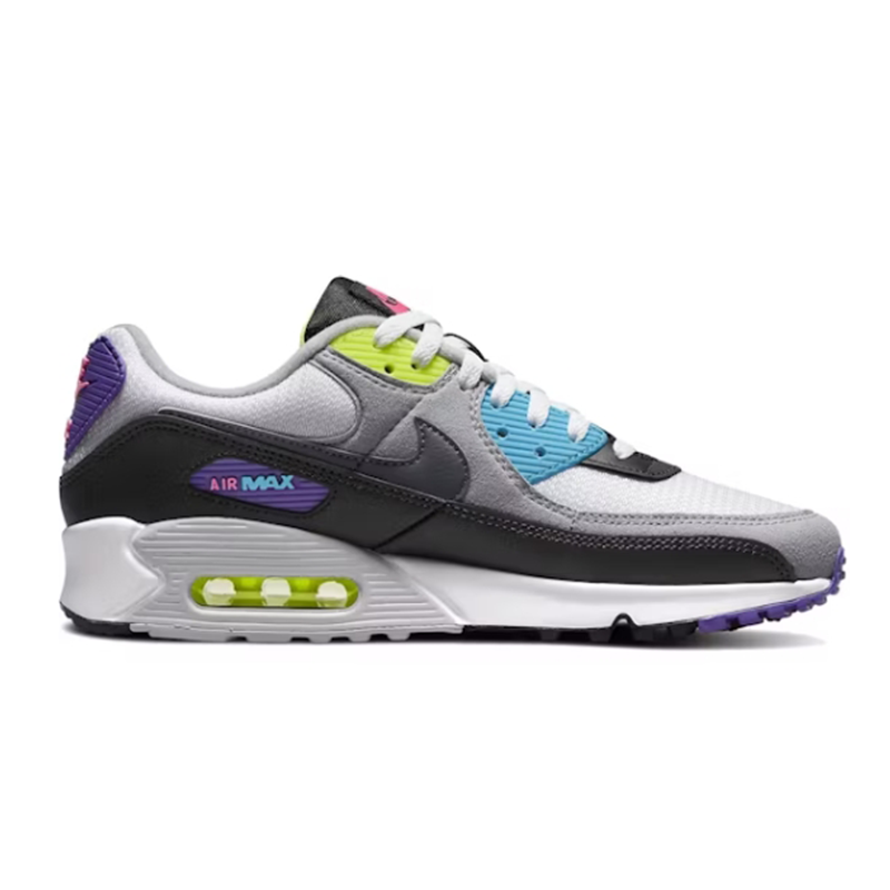90 Laser Blue Volt Purple sneakers
