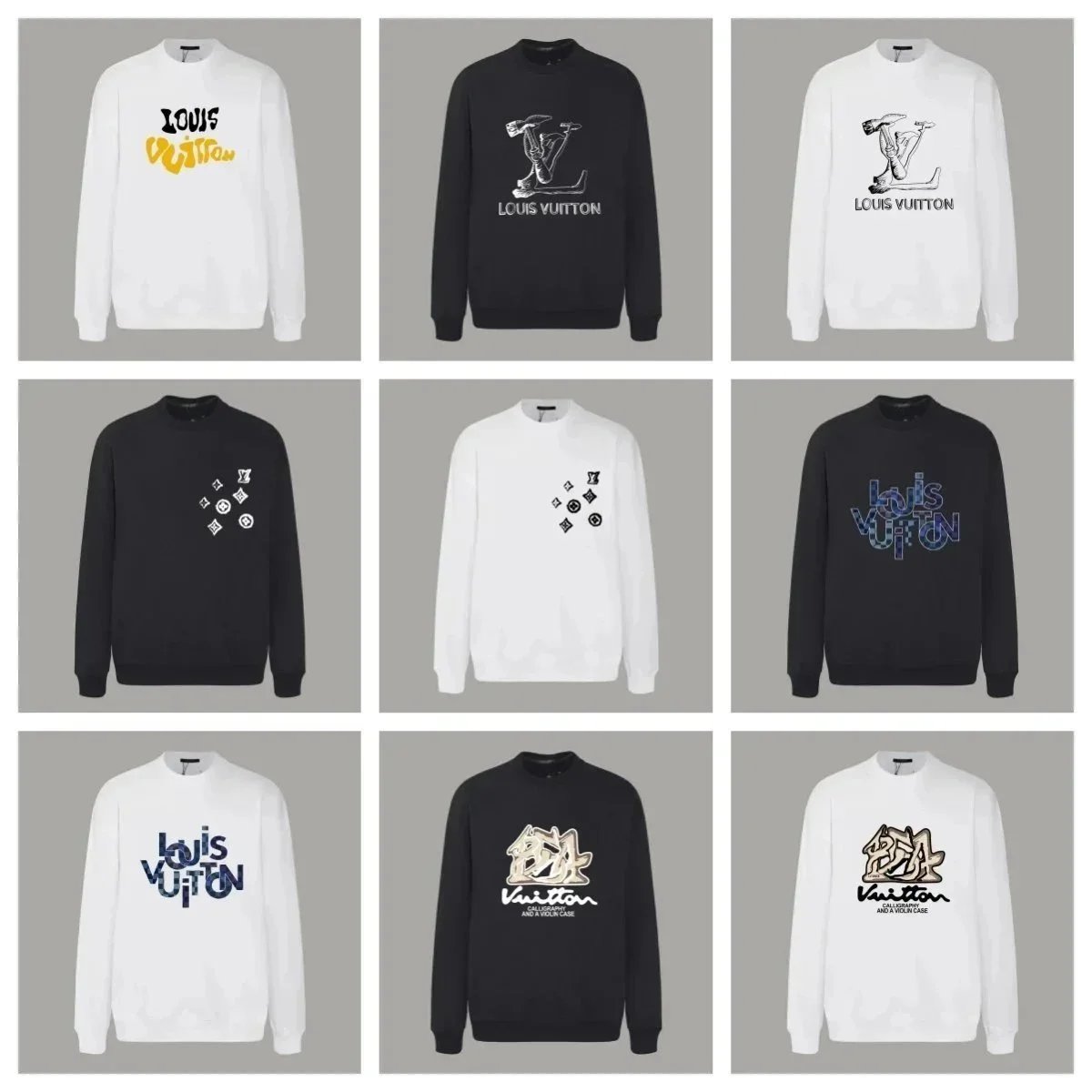 Fashionable long-sleeved sweatshirt