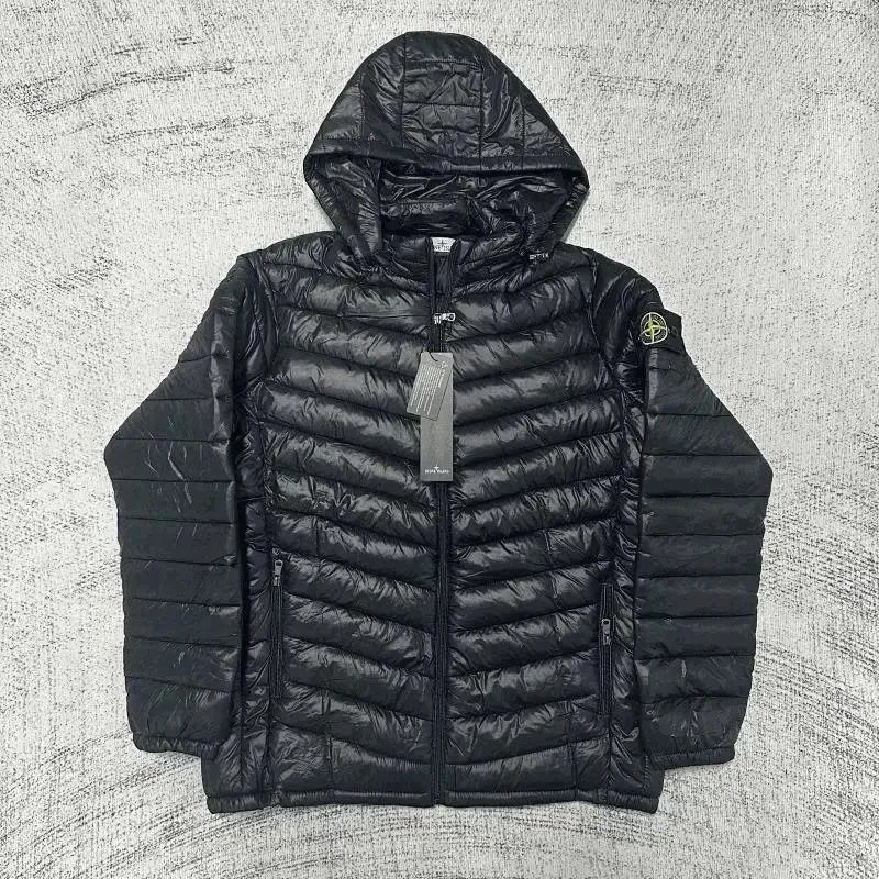 Winter fashion loose down jacket + sweatshirt + sweater