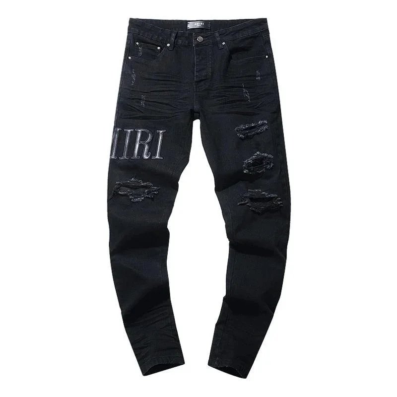 Washed, aged, retro, ripped, ink-splashed, cool and stylish