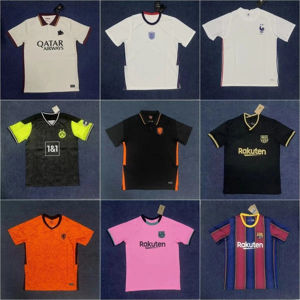 The old Thai version of the football jersey