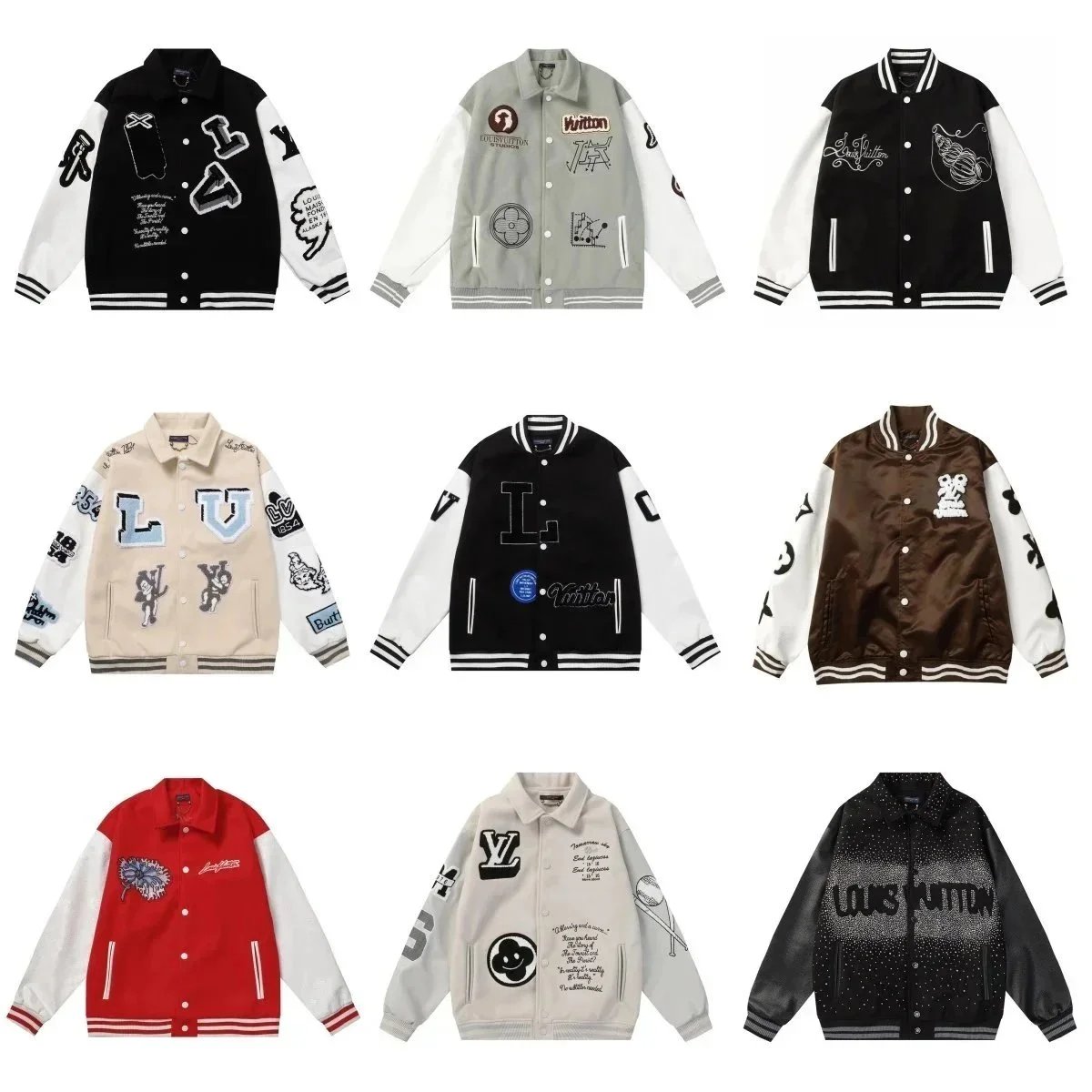 Trendy baseball jackets for autumn and winter