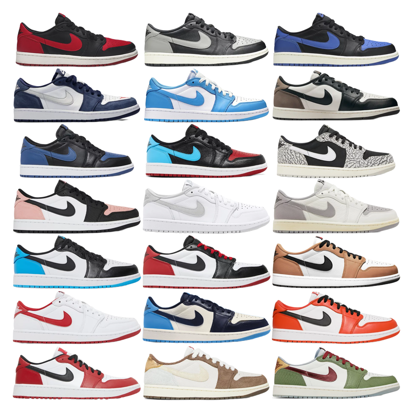 nike Jordan 1 Retr0 Low collection Sneakers