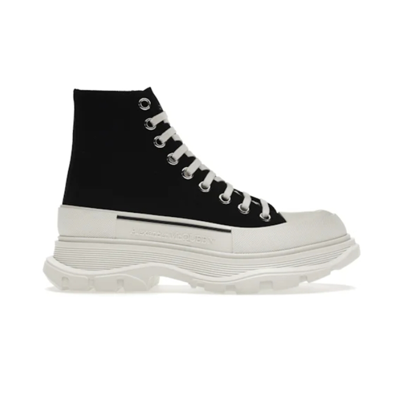 Tread Slick Lace Up BootBlack White Fashion sneakers