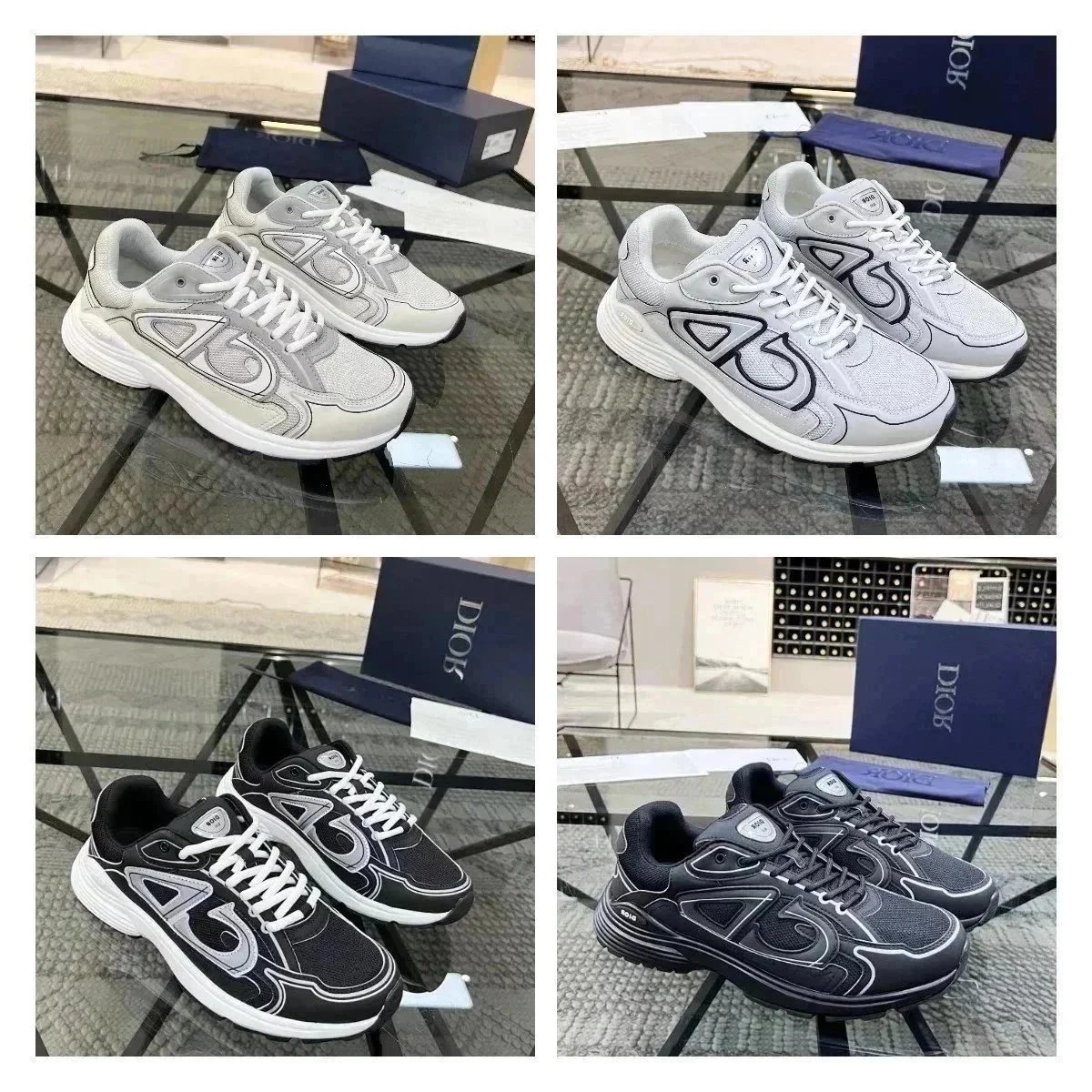 Dior Casual Shoes Sneakers Top Version Collection