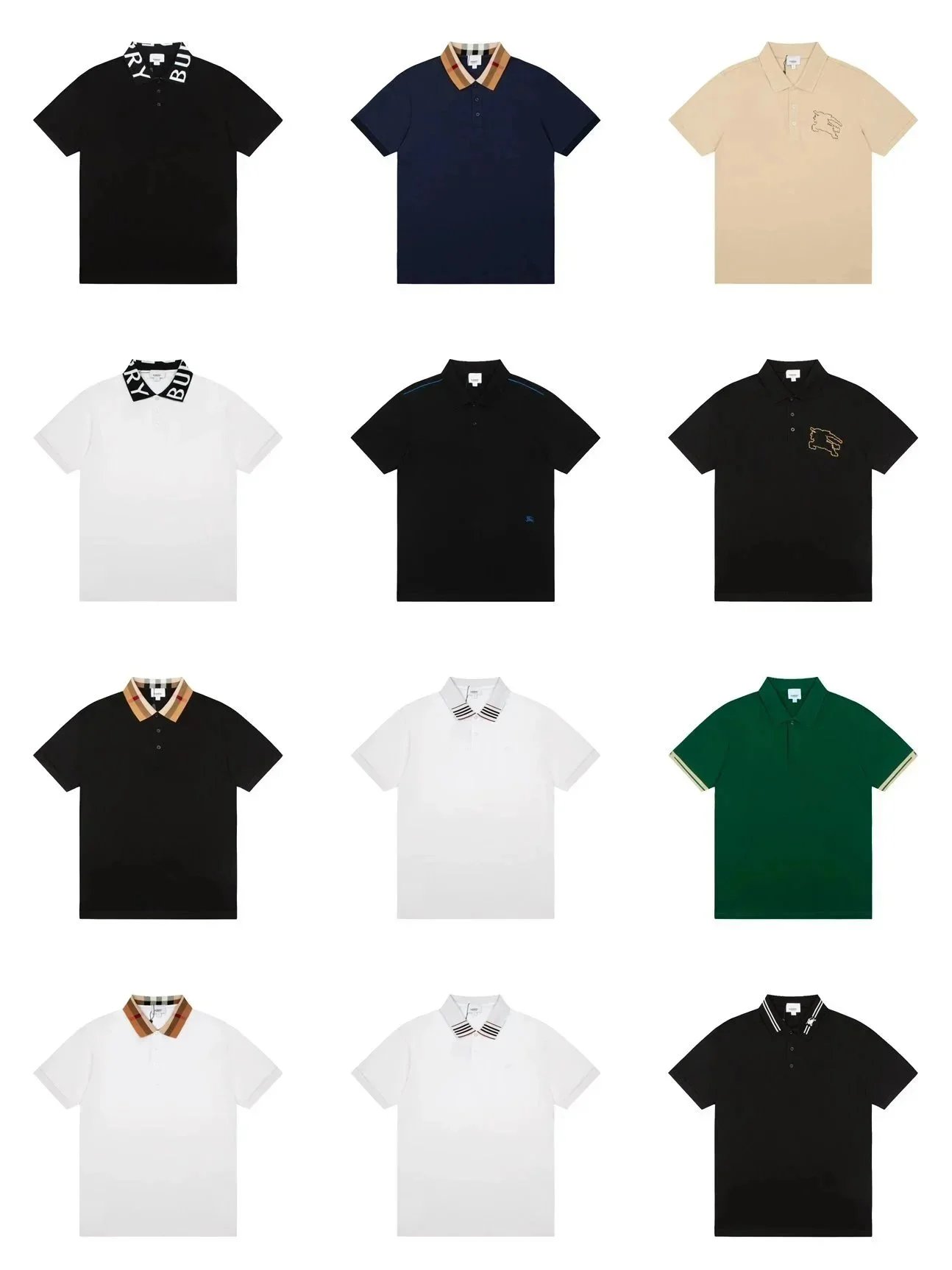 Spring and summer men's fashion short-sleeved Polo shirts