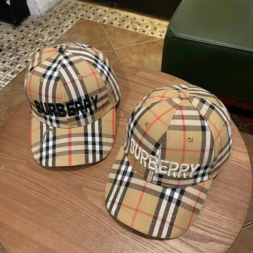 Checkered hat