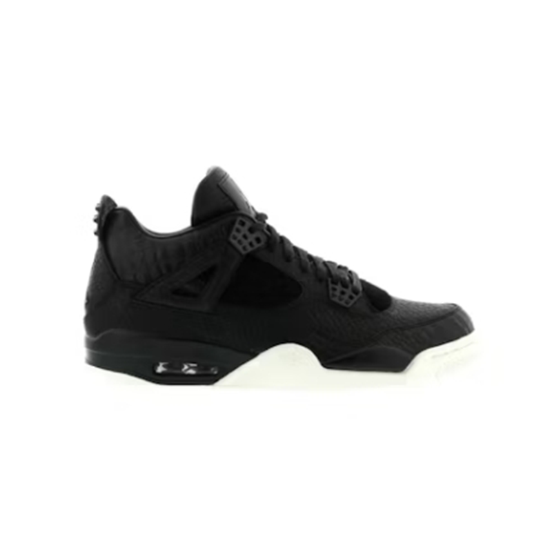 KX/KZ   4 Retro Pony Hair Black Sneakers