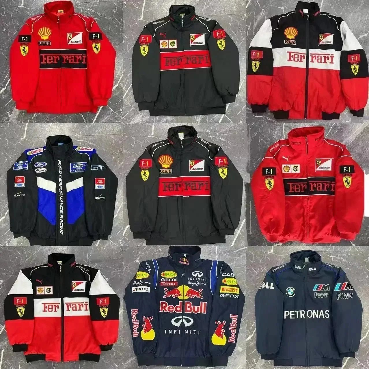 Fashionable jackets and couple cotton-padded clothes