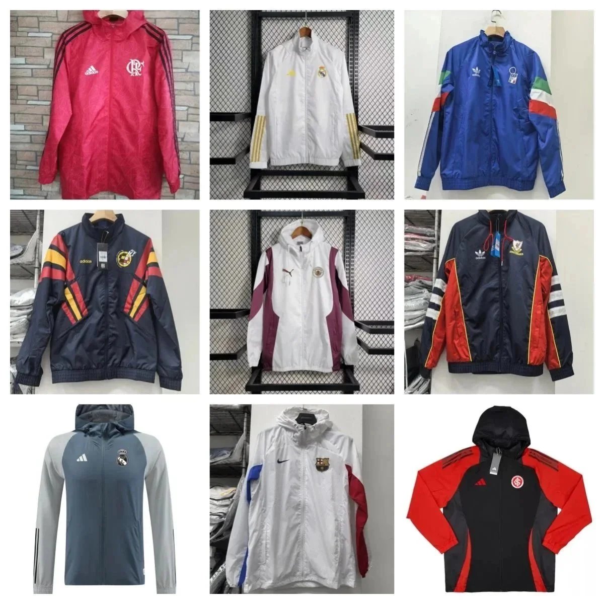Fashionable and versatile football windbreaker