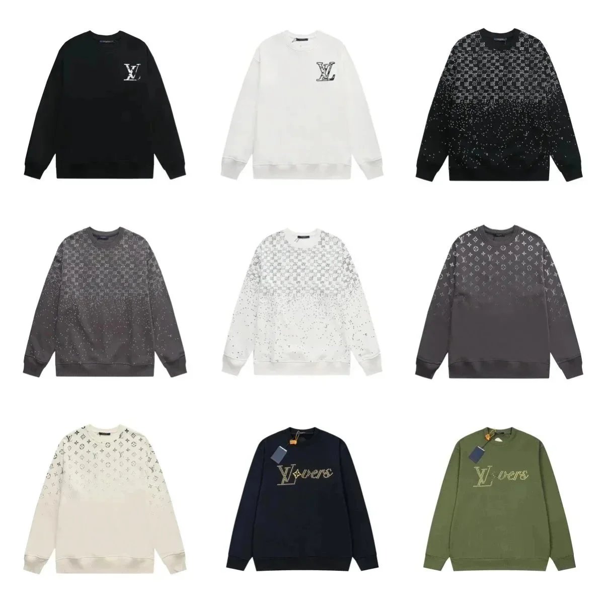 Fashionable round-neck sweatshirt