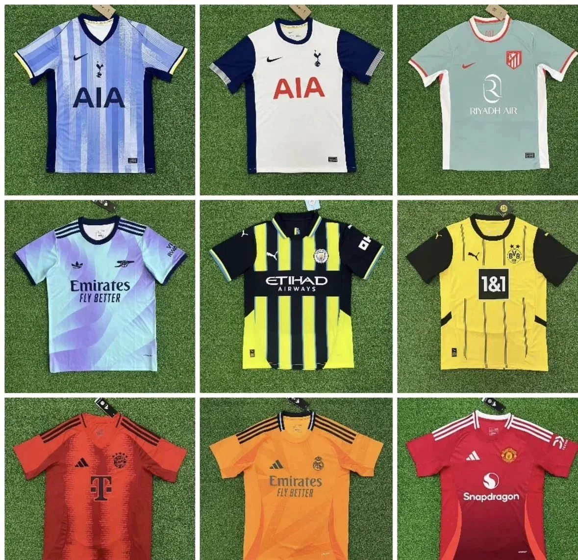New club jerseys and football uniforms for fans