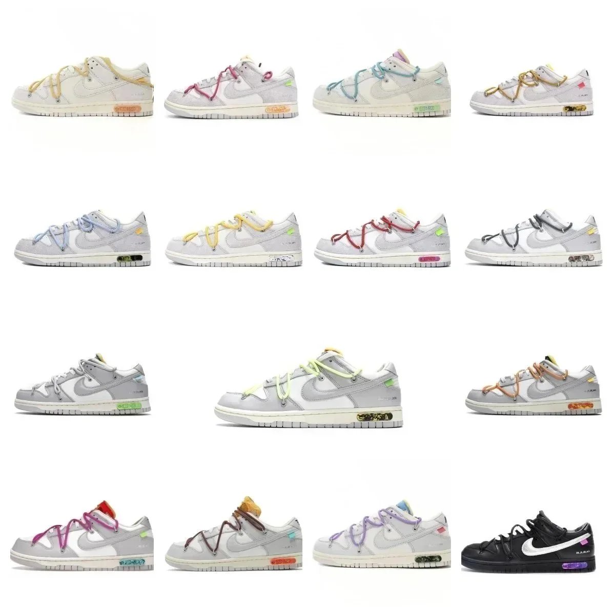 OG Nike Dunk Low Off-Wh1te The Lot No.34-50 Sneakers