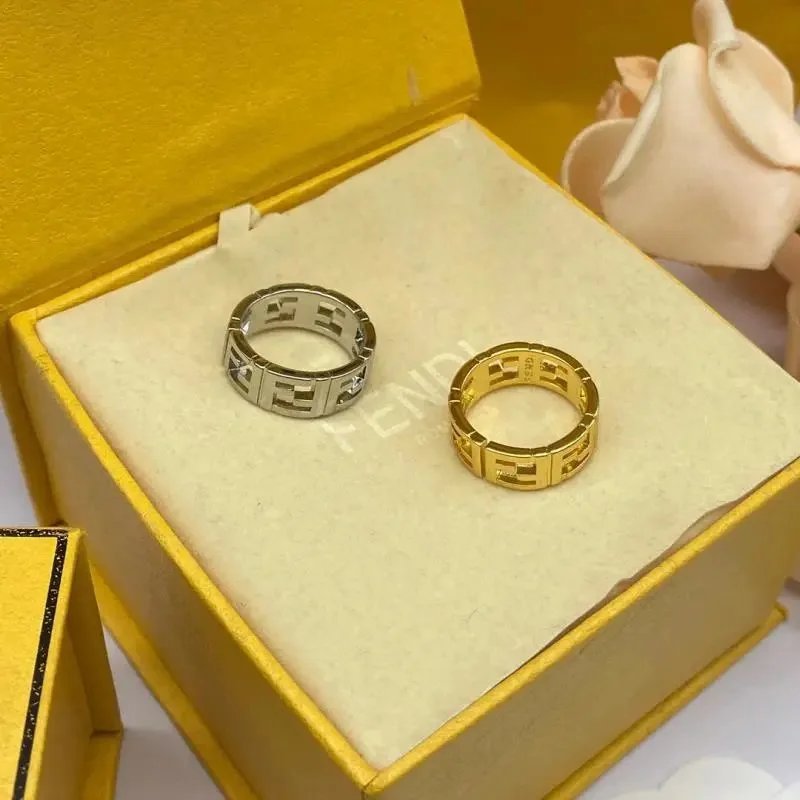 Wedding letter ring, wedding opening ring